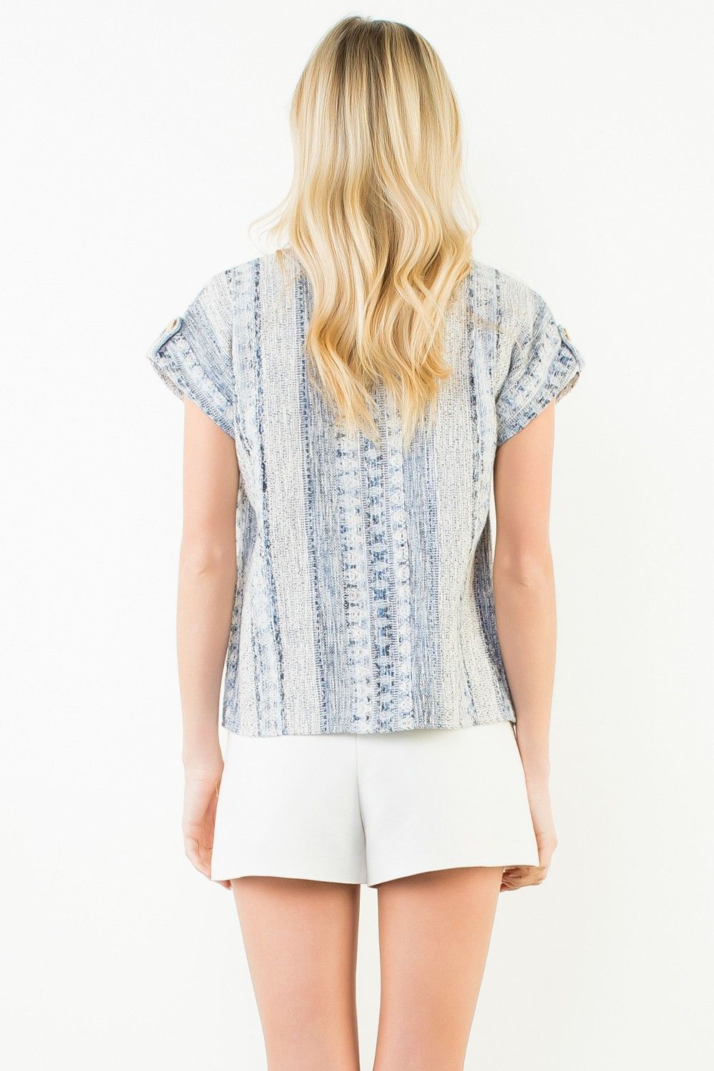 Wish List Tweed Top