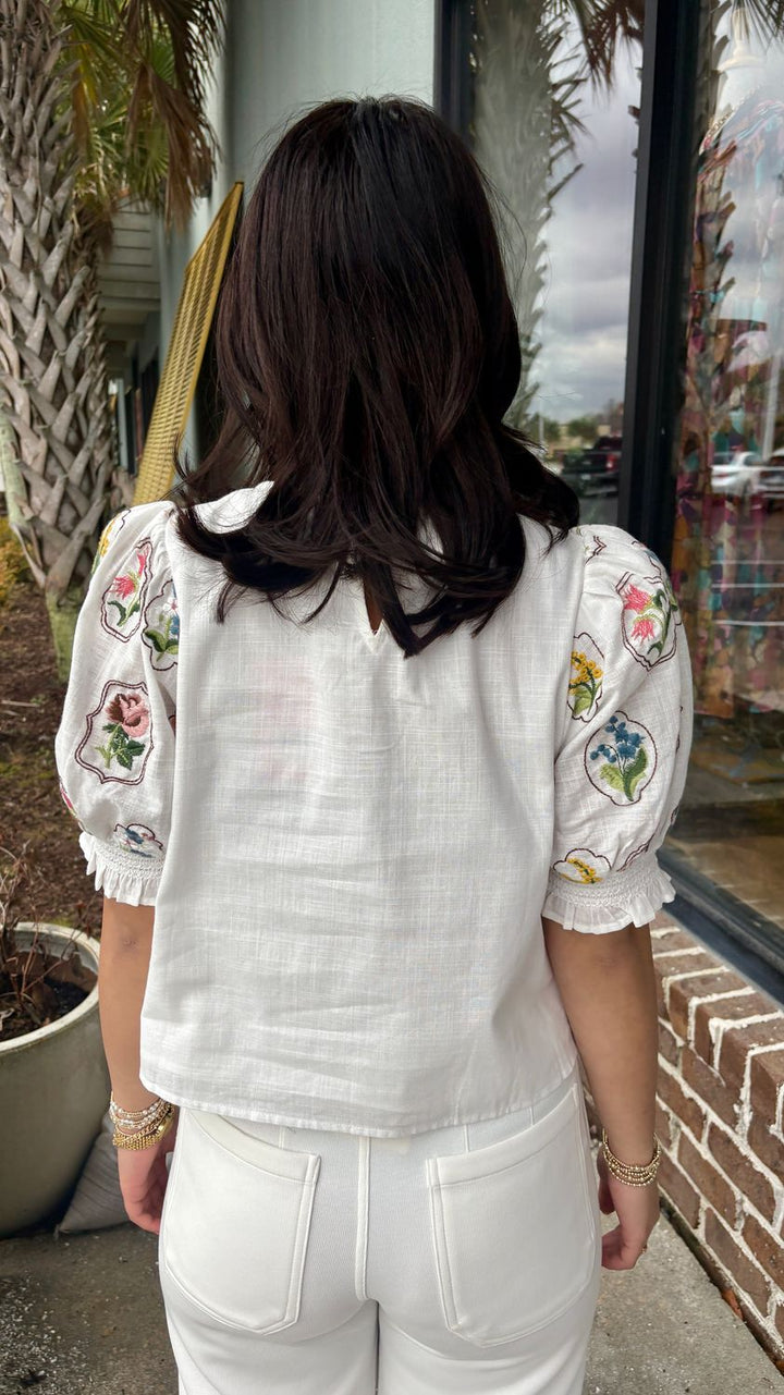White Lights Top