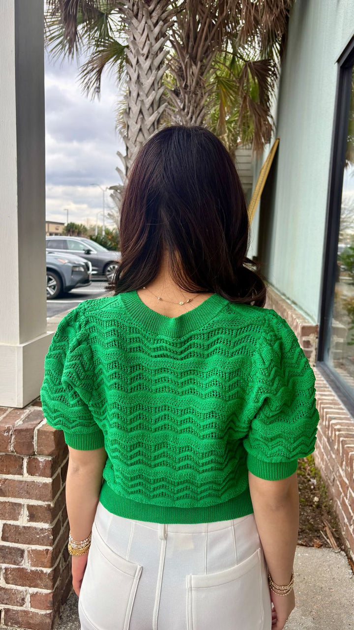 Streets Of Gold Knit Top