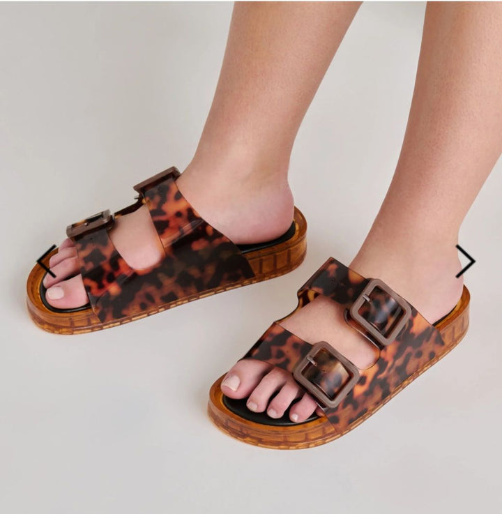 Dolce Vita Julio Tortoise Vinyl Slide