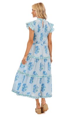 Mud Pie Perin Smocked Midi Dress
