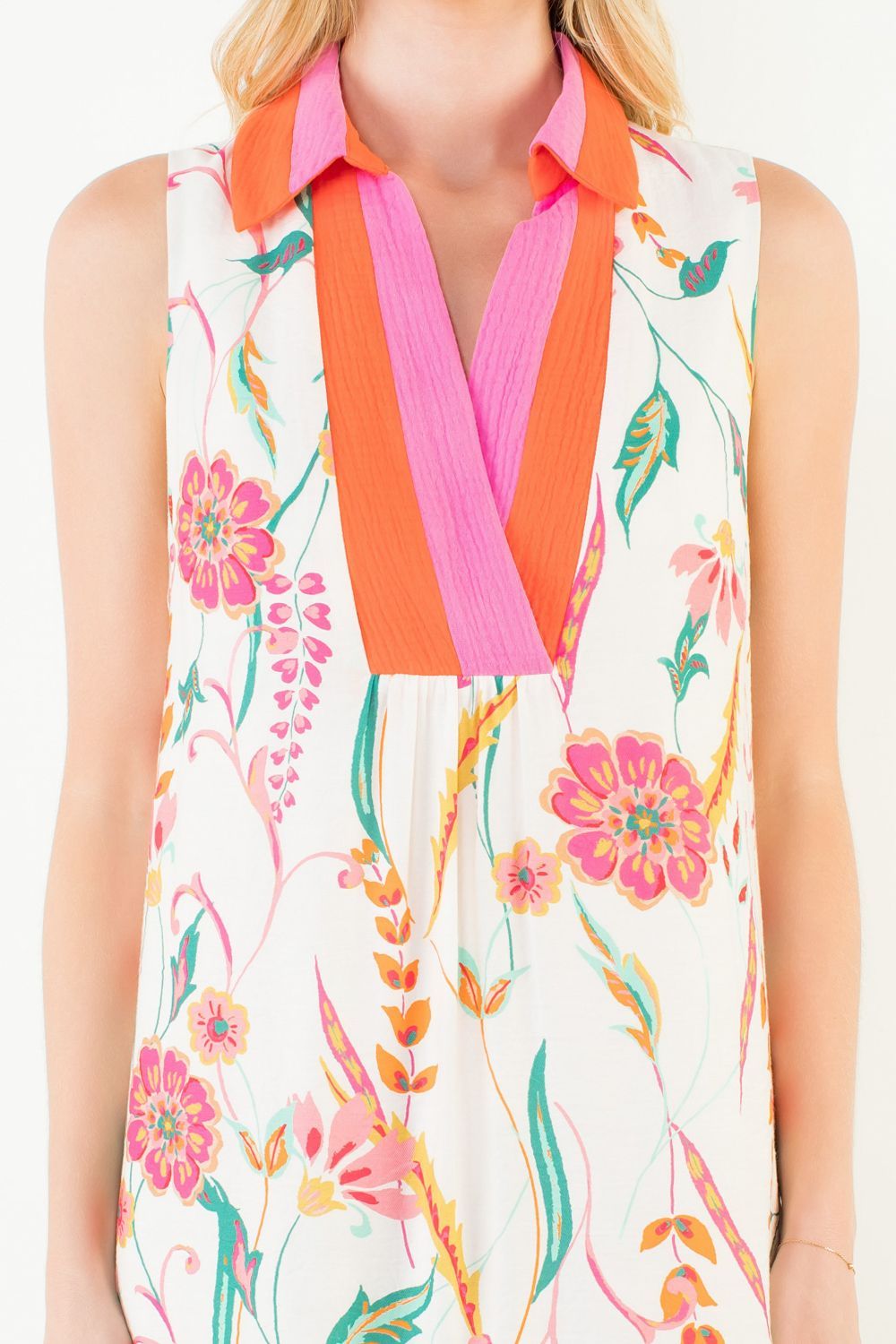 In Your Happy Place Printed Dress