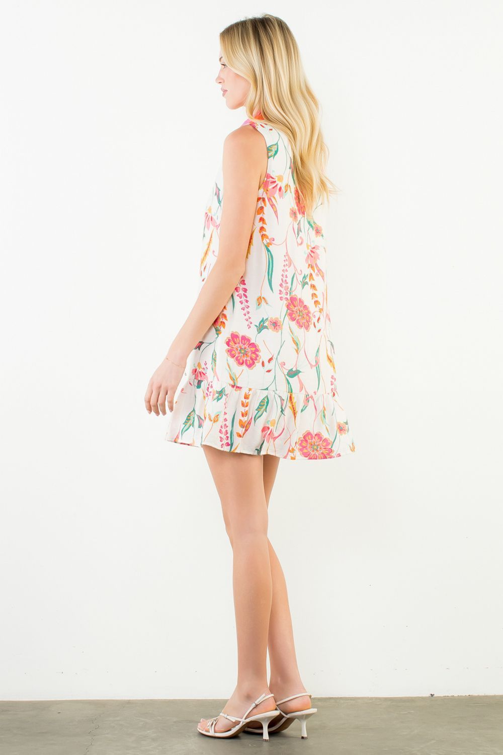 In Your Happy Place Printed Dress