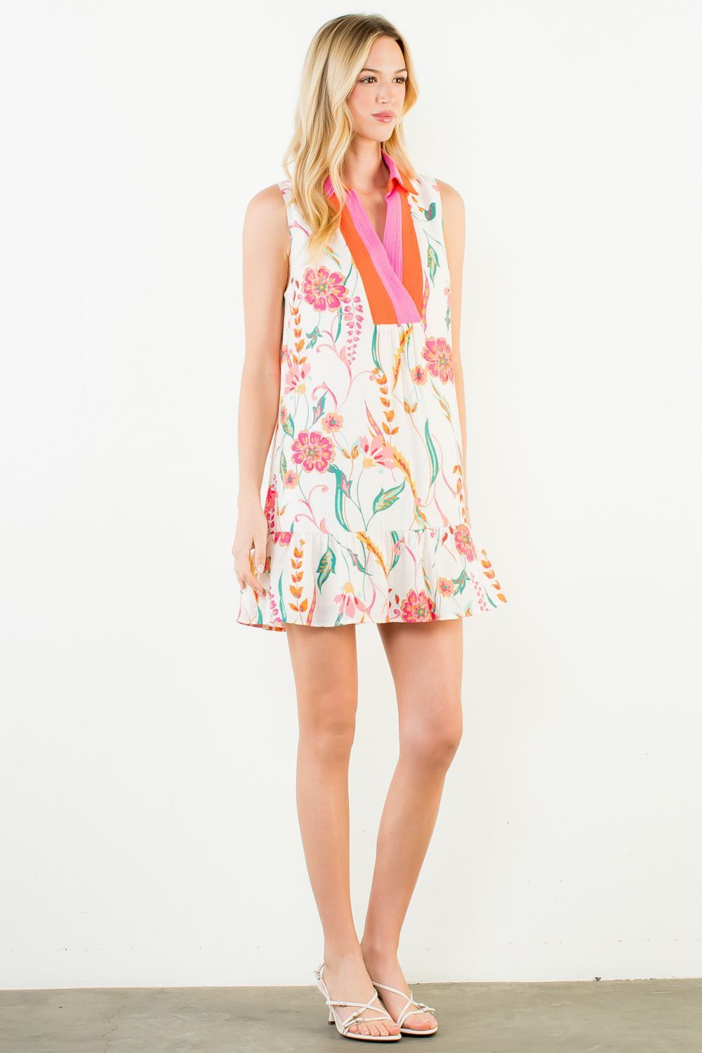 In Your Happy Place Printed Dress