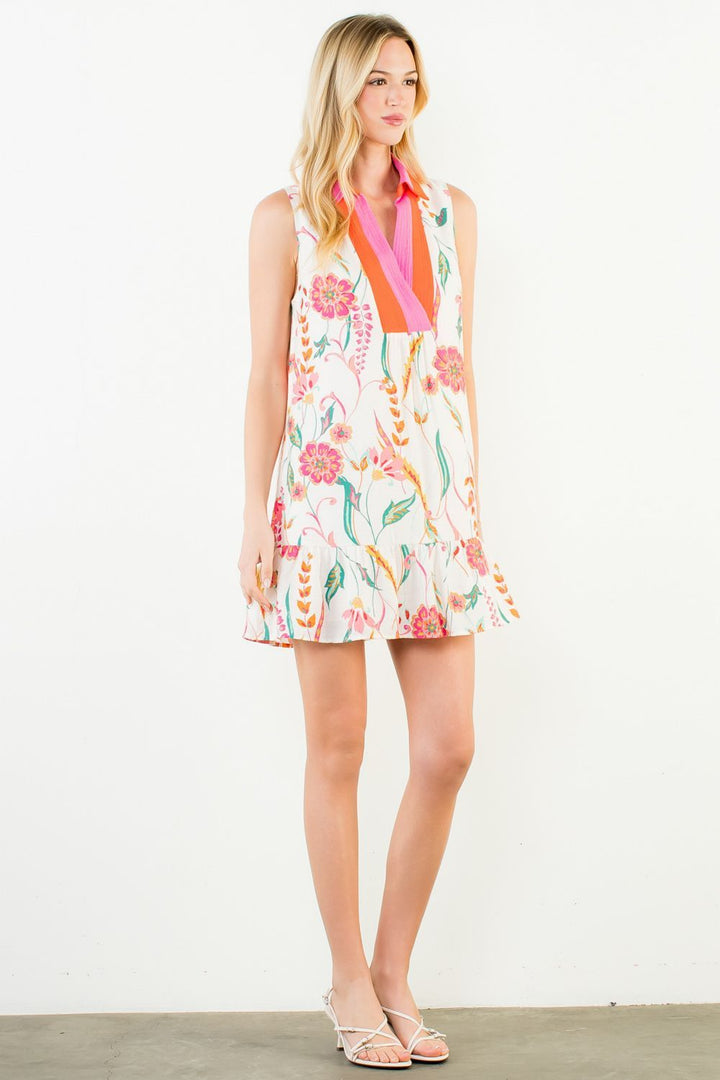 In Your Happy Place Printed Dress
