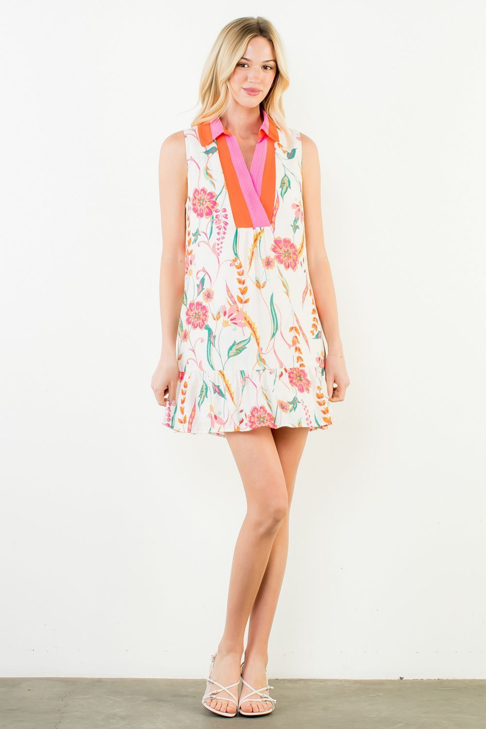 In Your Happy Place Printed Dress