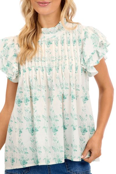 Mud Pie Dolly Flutter Top