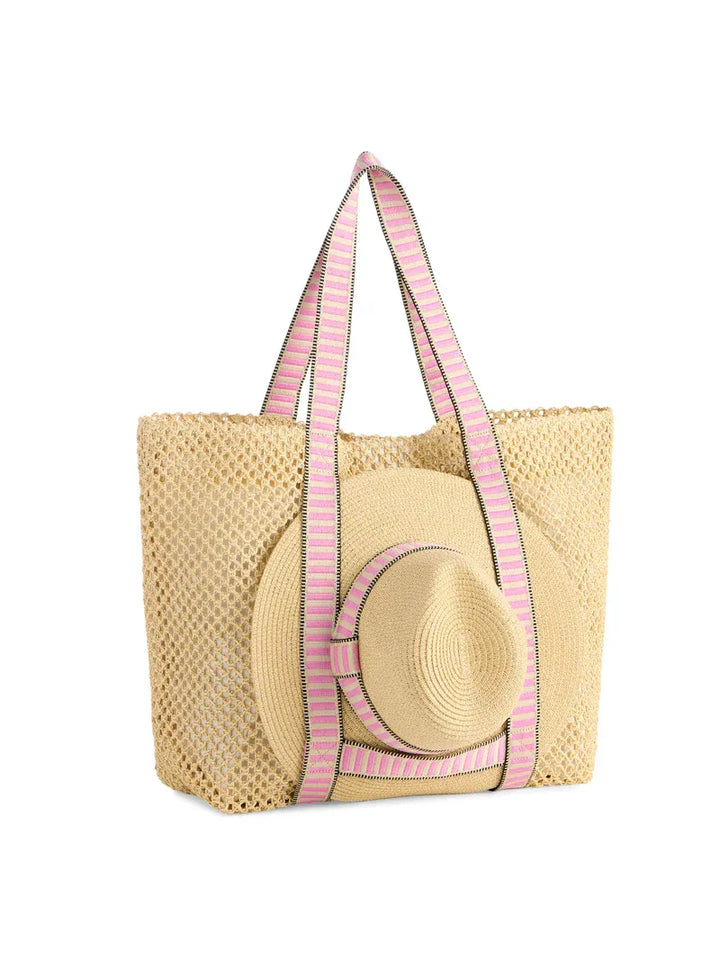 Shiraleah Dorian Tote and Hat Set