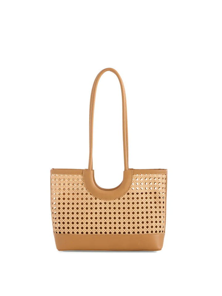 Shiraleah Lyra Mini Tote, Tan