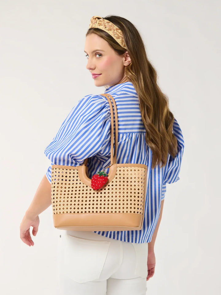 Shiraleah Lyra Mini Tote, Tan