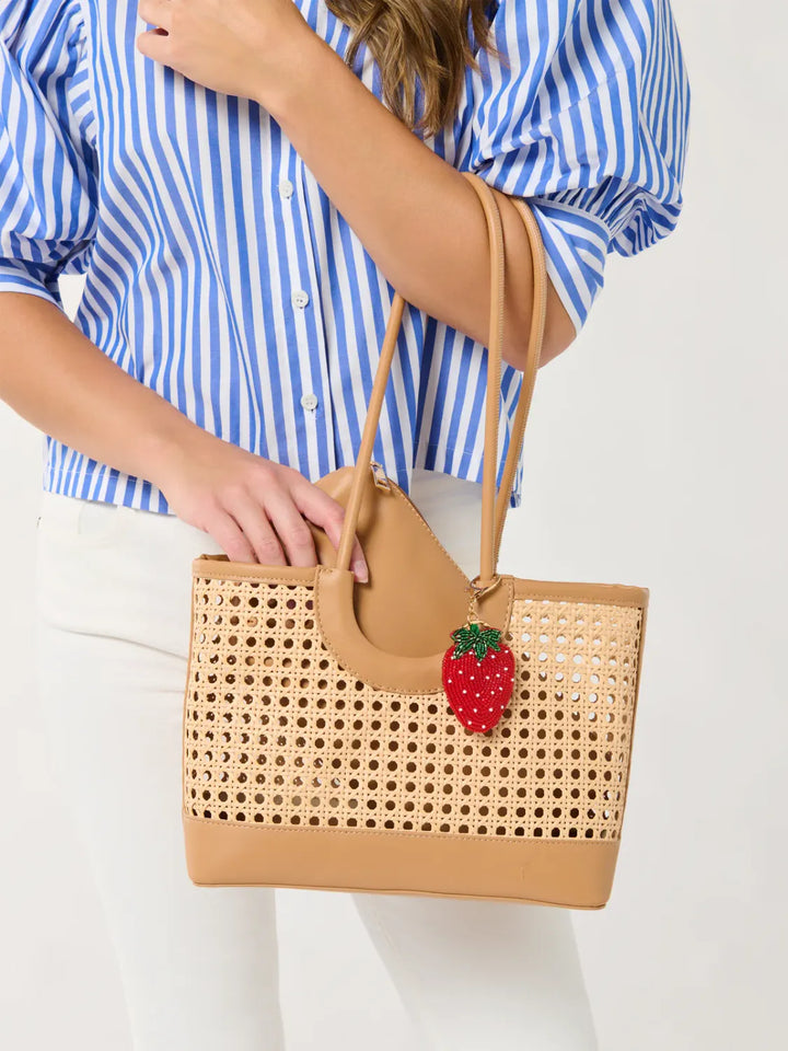 Shiraleah Lyra Mini Tote, Tan