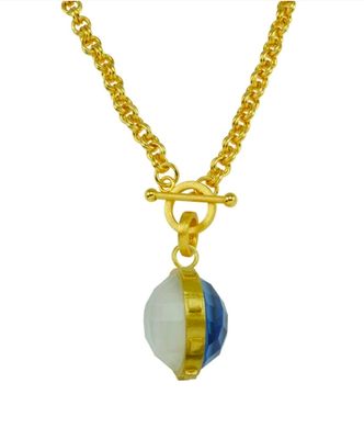 Betty Carre Gisele Toggle Chain Necklace w/DStone