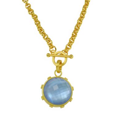 Betty Carre Gisele Toggle Chain Necklace w/DStone
