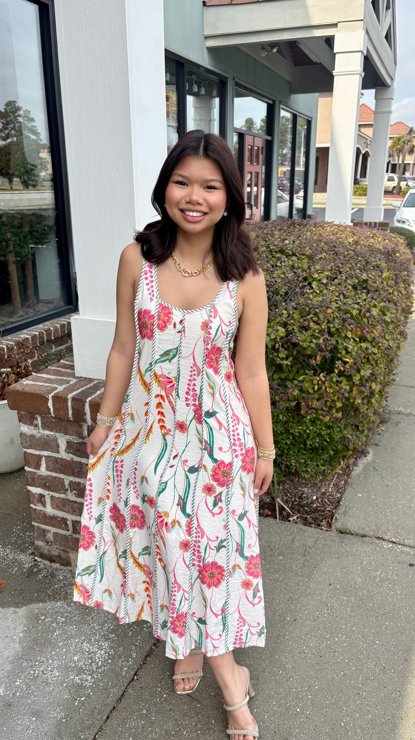 The Easy Elegance Floral Dress