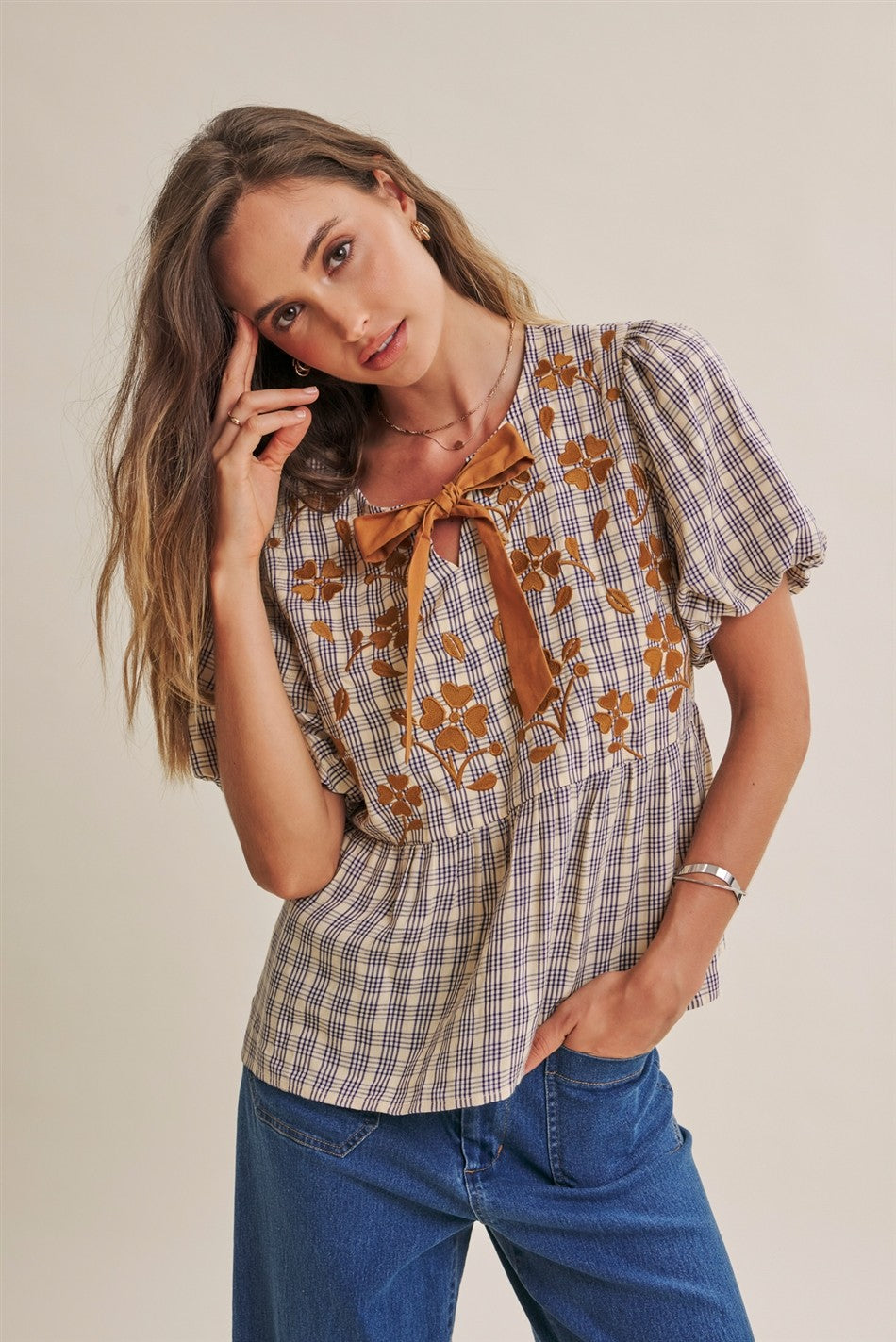 On The Ranch Babydoll Top