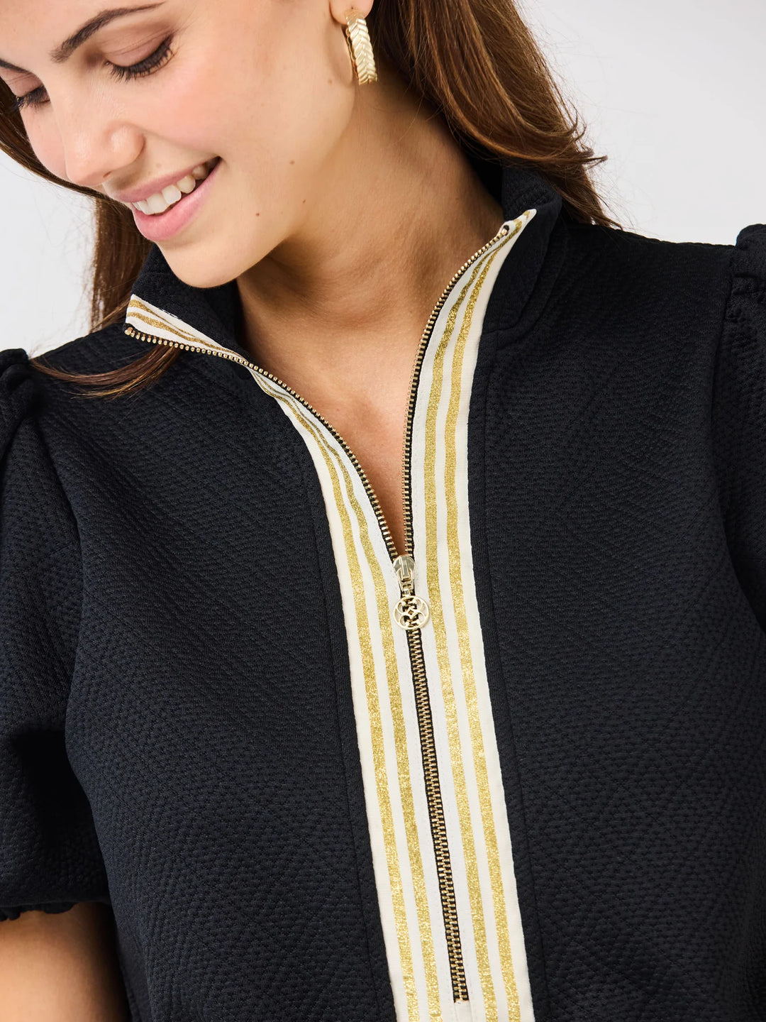 Mary Square Black Andie Romper