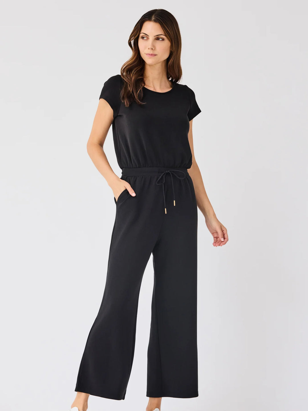 Mary Square Black Carlisle Romper Jumpsuit