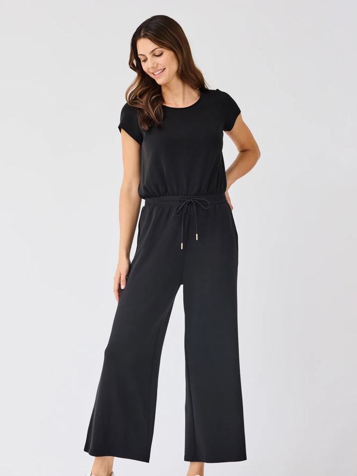 Mary Square Black Carlisle Romper Jumpsuit