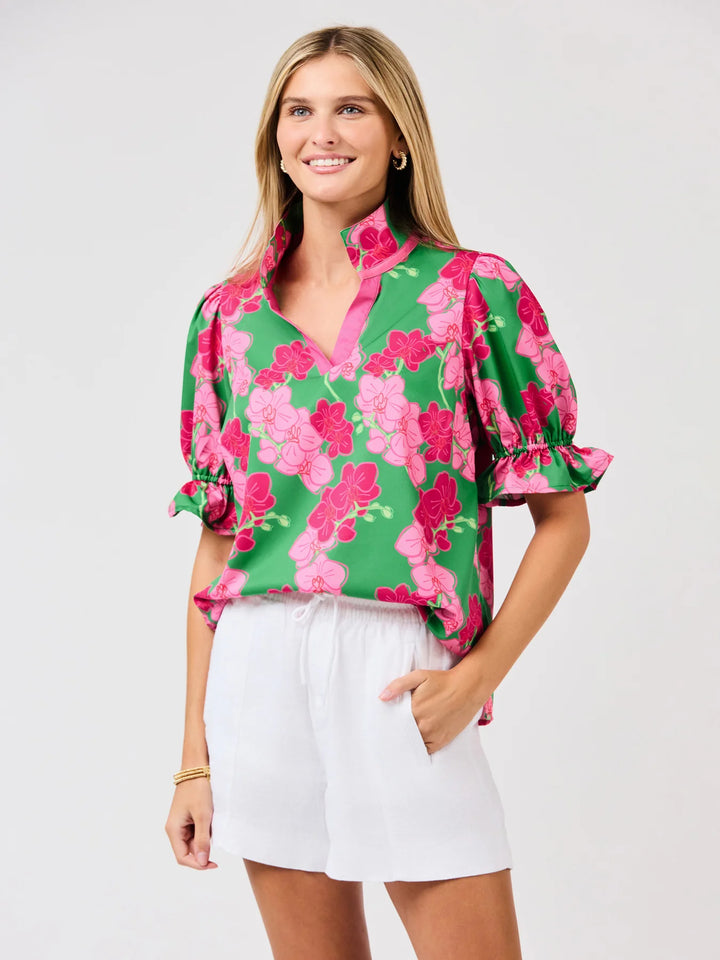 Mary Square Jessica Top Orchid Reverie
