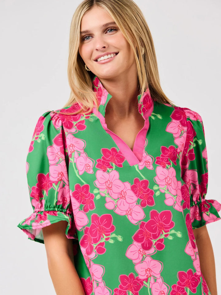 Mary Square Jessica Top Orchid Reverie