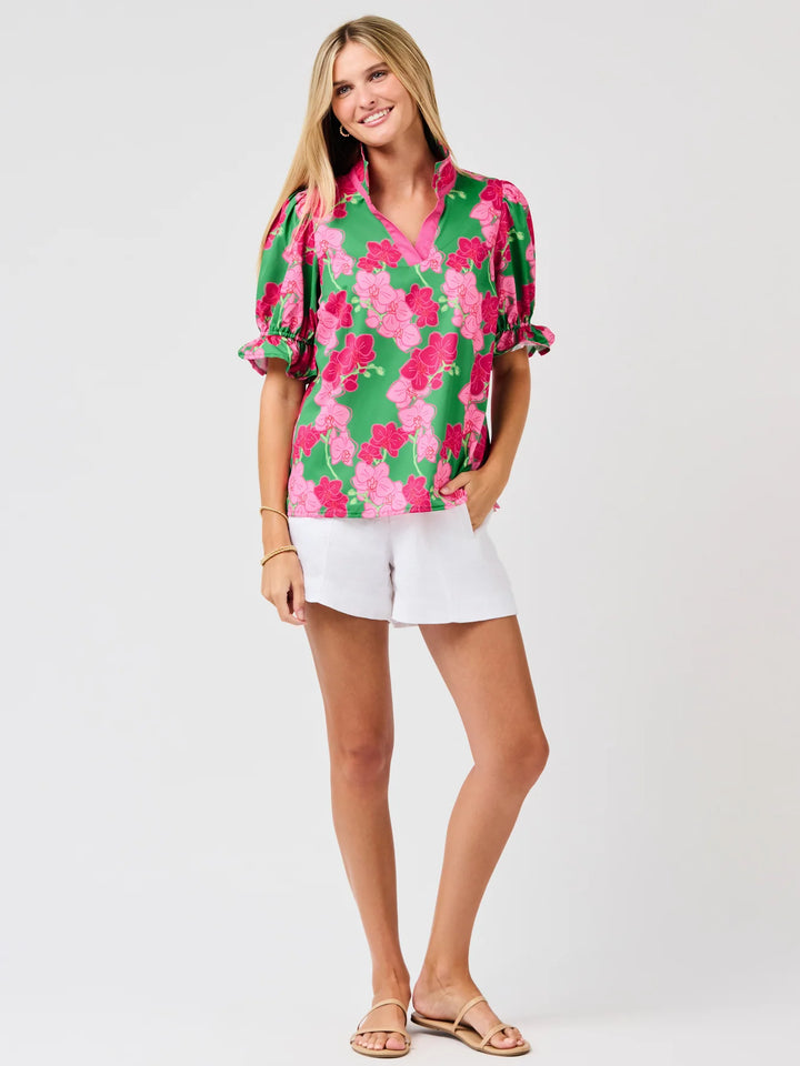 Mary Square Jessica Top Orchid Reverie