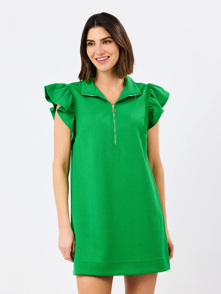 Mary Square Green Paige Dress