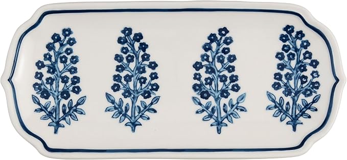 Mud Pie Bloom Print Everything Tray