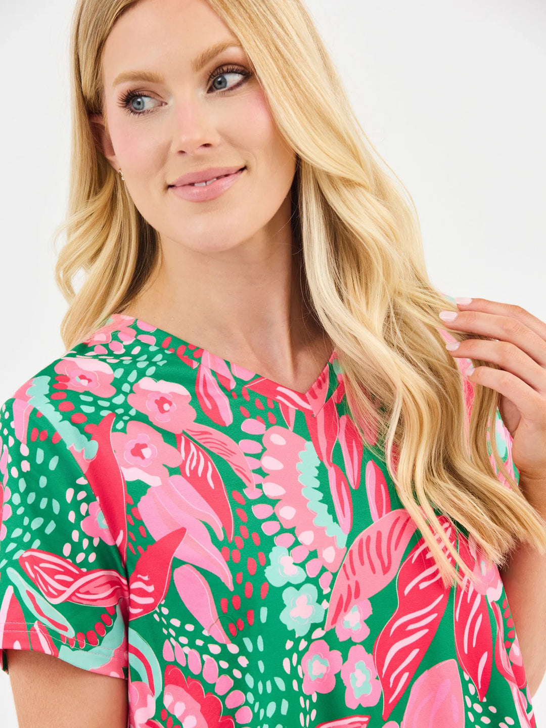 Mary Square Canopy Gleam Green Alli Short Set