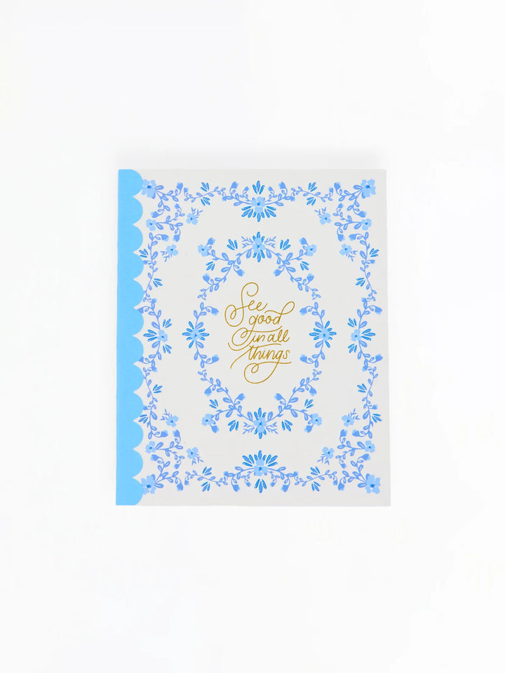 Mary Square Scallop Notebook