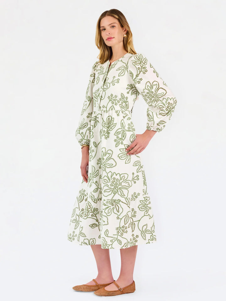 Mary Square Riley Midi Dress