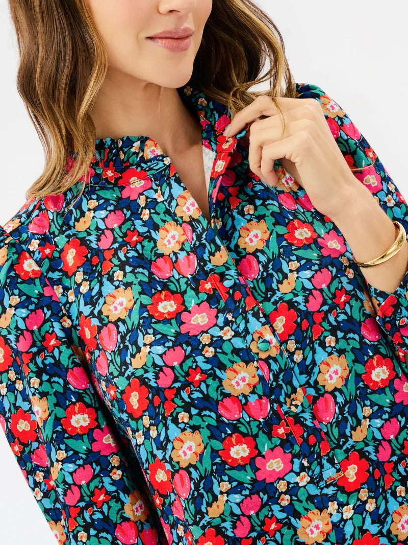 Mary Square Painted Tapestry Margot Dress