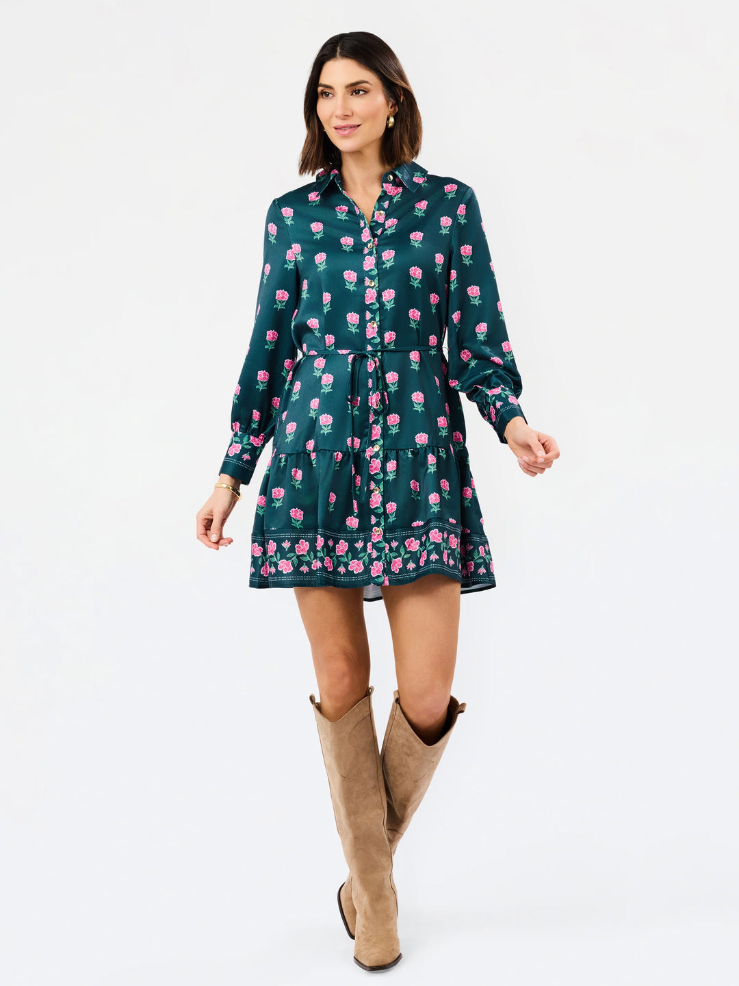 Mary Square Solstice Step Berry Maya Dress
