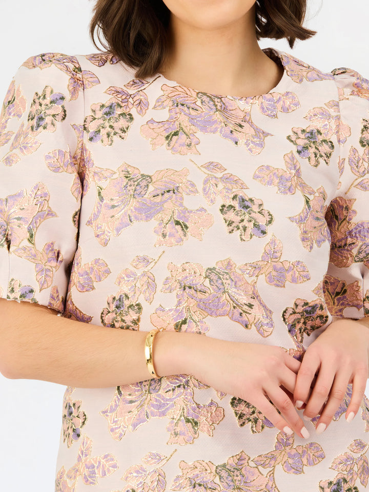 Mary Square Multi Brocade Thea Top