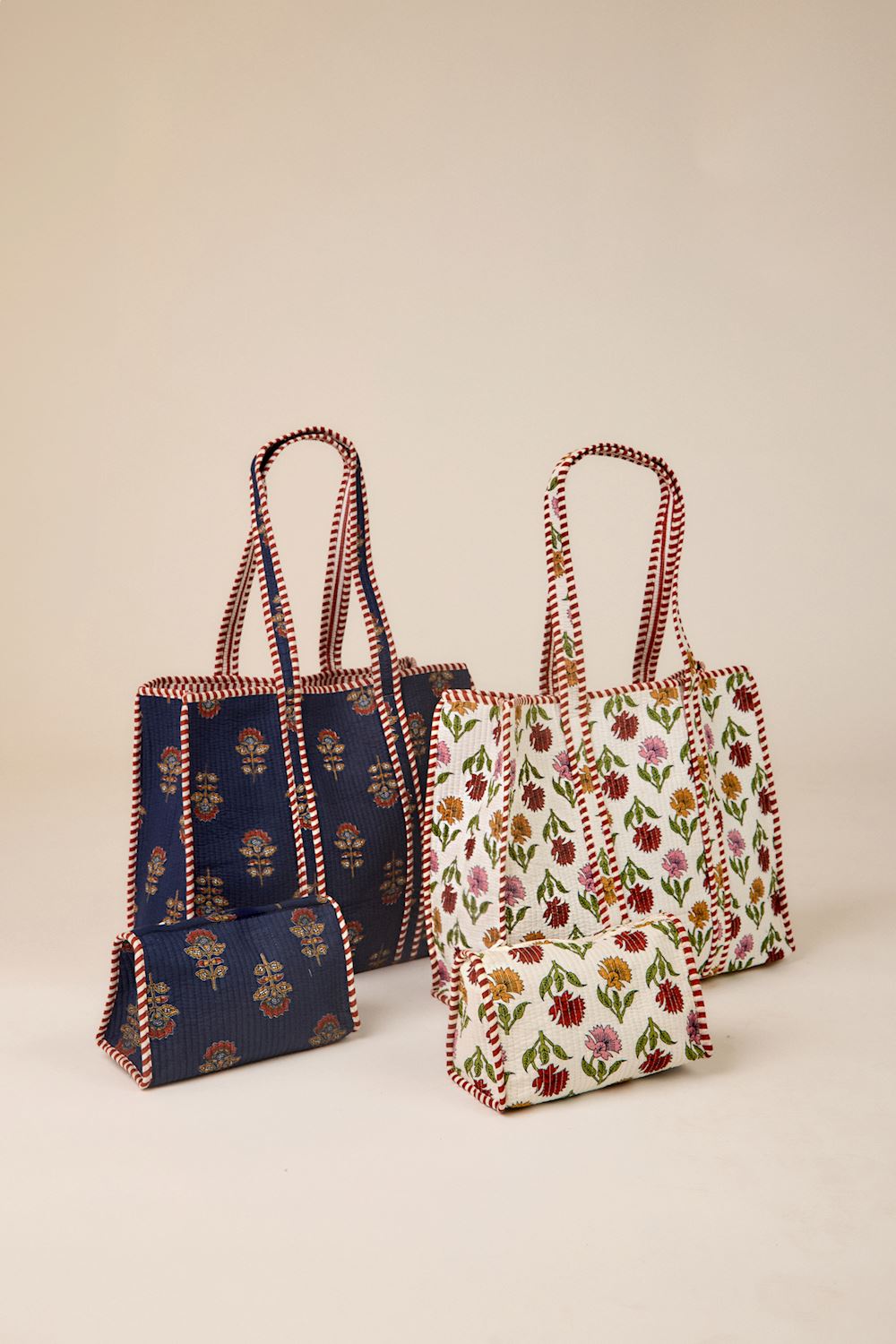 Mud Pie Harvest Block Print Tote