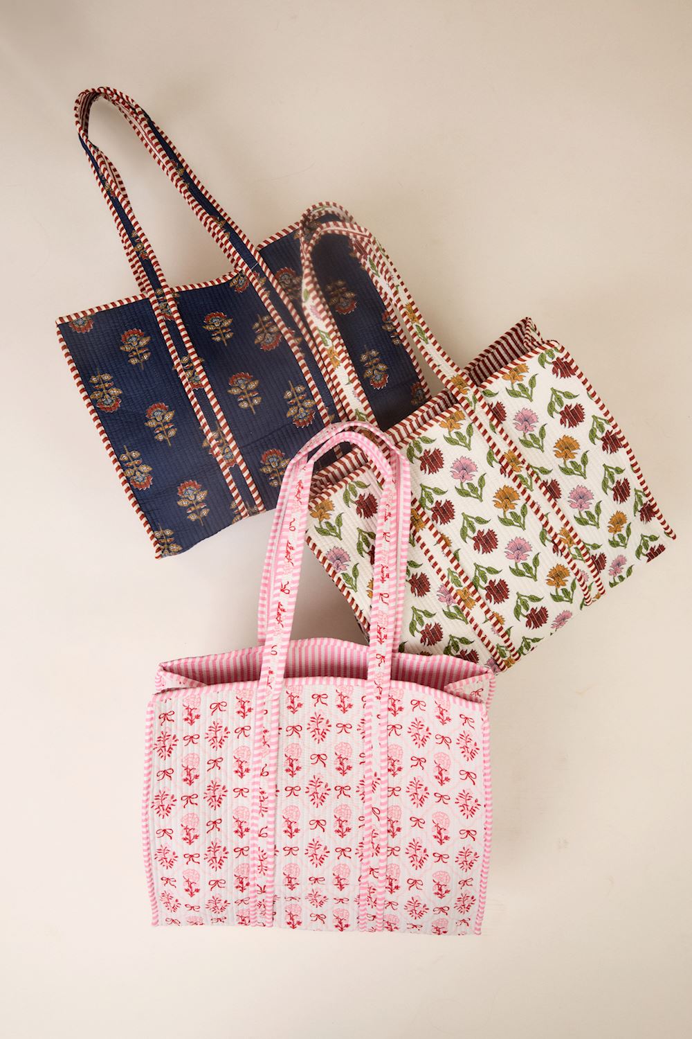 Mud Pie Harvest Block Print Tote