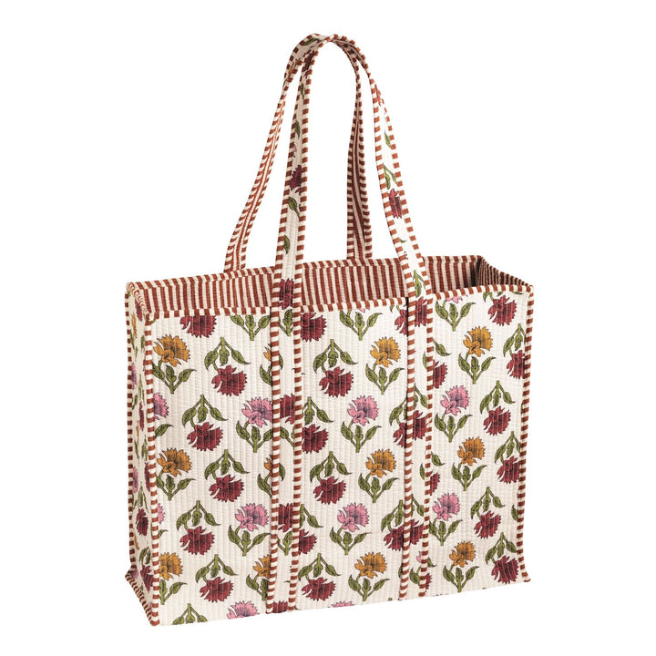 Mud Pie Harvest Block Print Tote