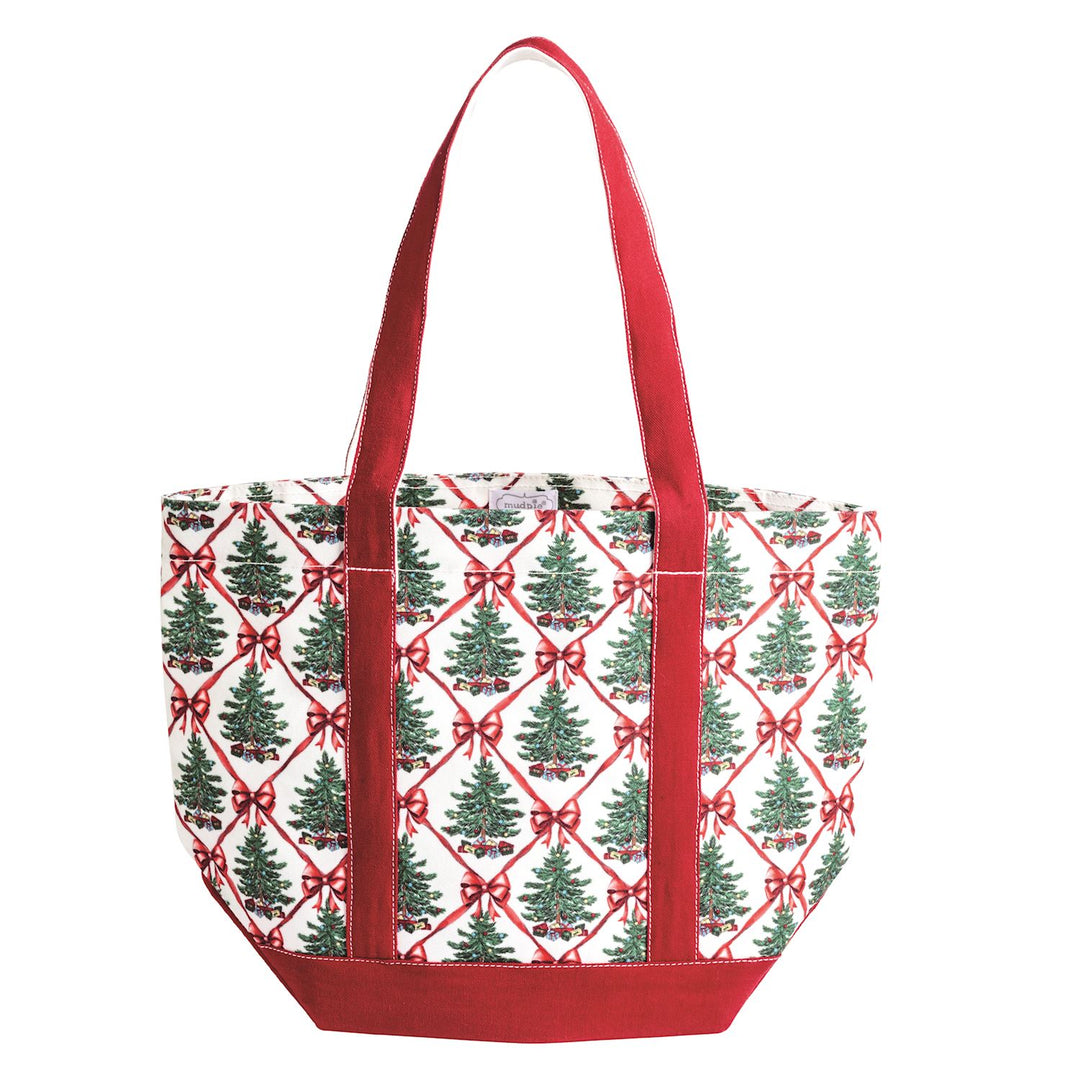 Mud Pie Holiday Canvas Tote