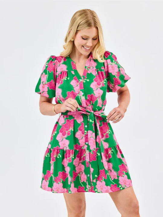 Mary Square Addison Dress Orchid Reverie