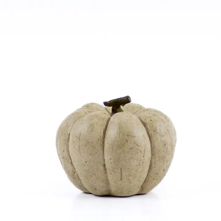 Jasper Pumpkin Antique White 3.75x3x3.75"