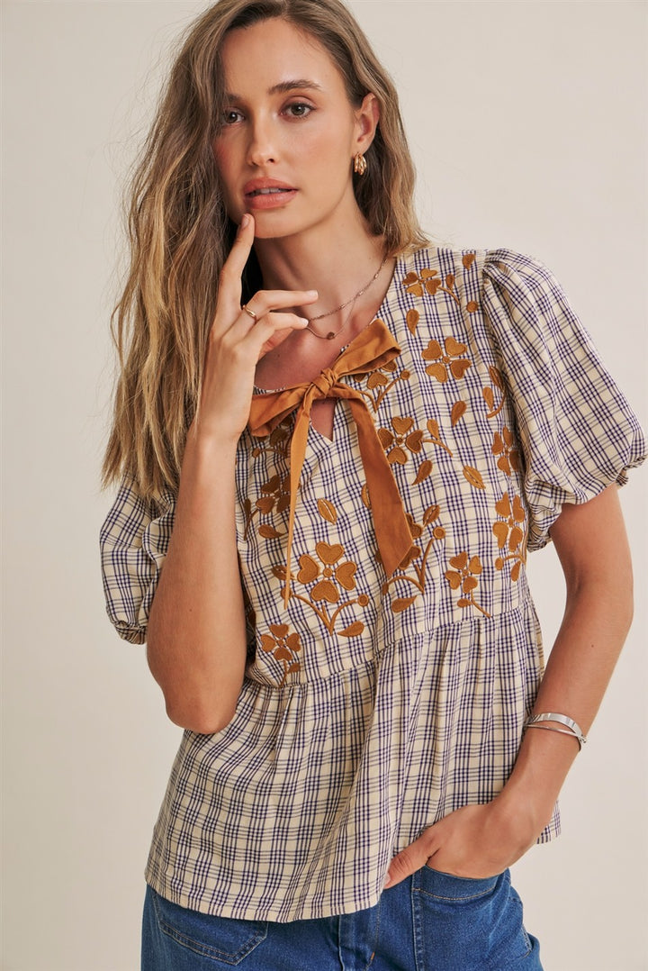 On The Ranch Babydoll Top