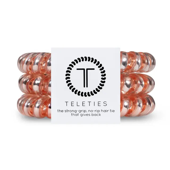 Teleties Millenial Pink Hair Ties (Large)