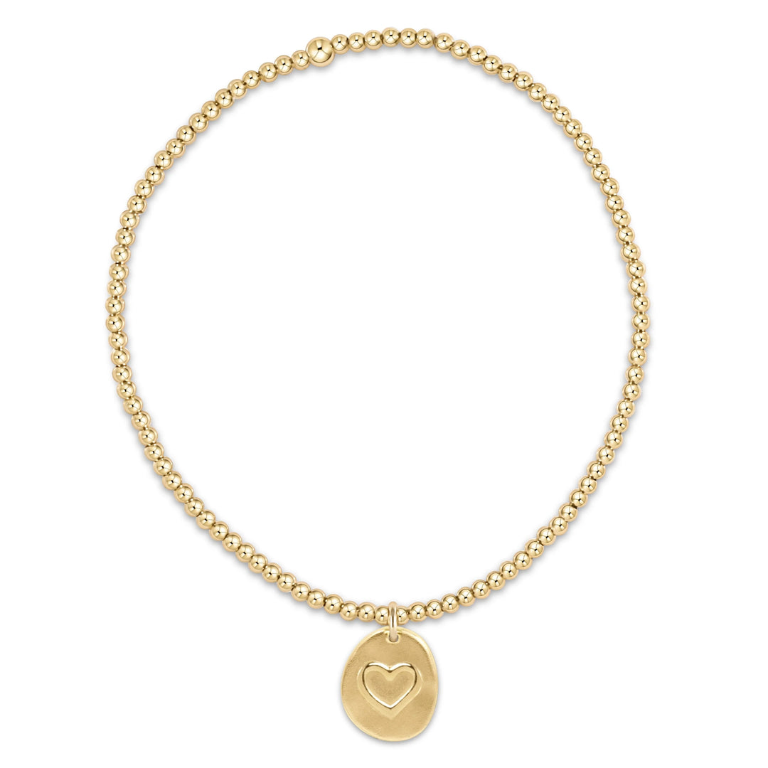 enewton Classic Gold 2mm Bracelet - Inspire Love Small Gold Disc