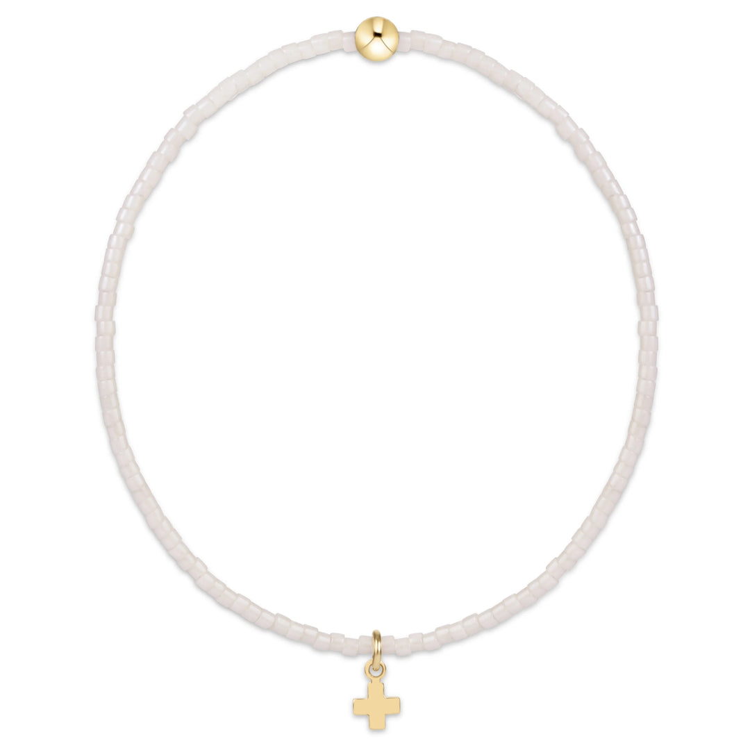 enewton Hope Classic Bracelet - Signature Cross Small Gold Charm