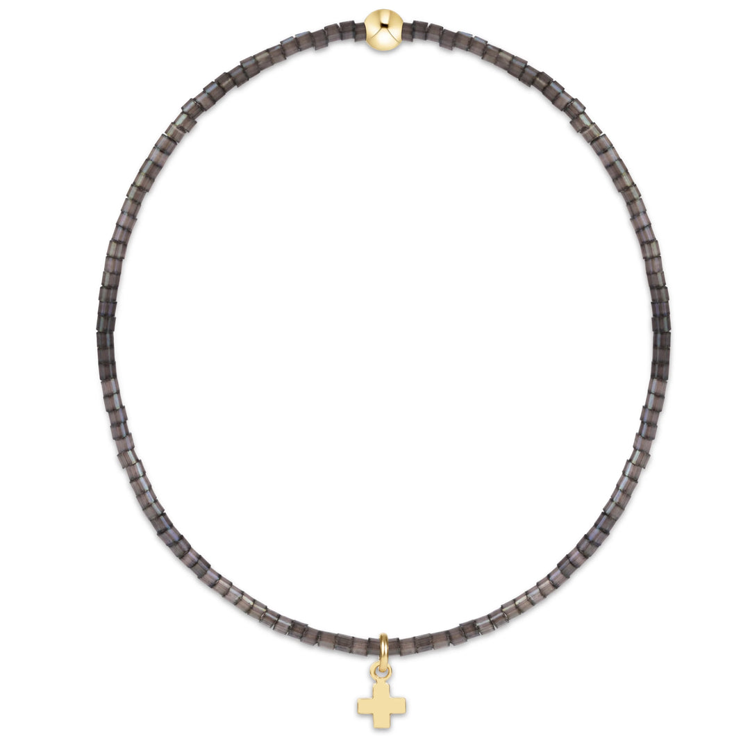 enewton Hope Classic Bracelet - Signature Cross Small Gold Charm