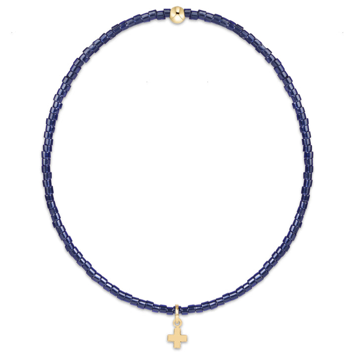 enewton Hope Classic Bracelet - Signature Cross Small Gold Charm