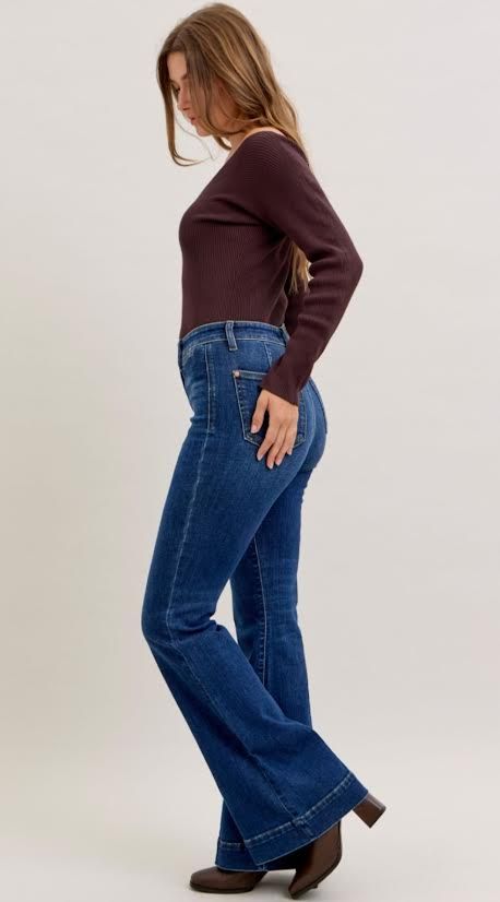 Judy Blue Bliss HW Trouser Flare