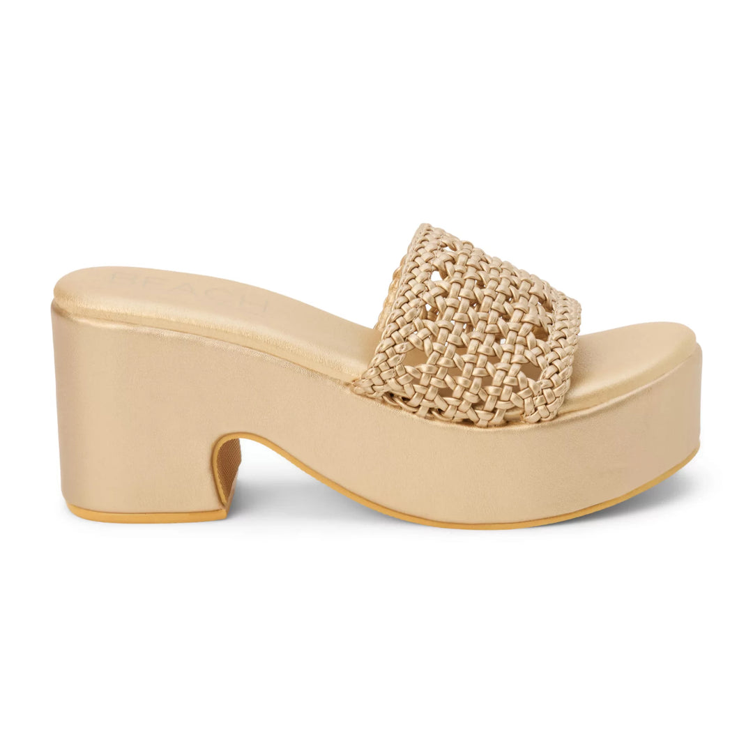 Coconuts by Matisse Cove Gold Platform Sandal