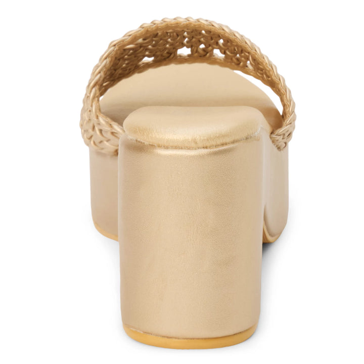 Coconuts by Matisse Cove Gold Platform Sandal