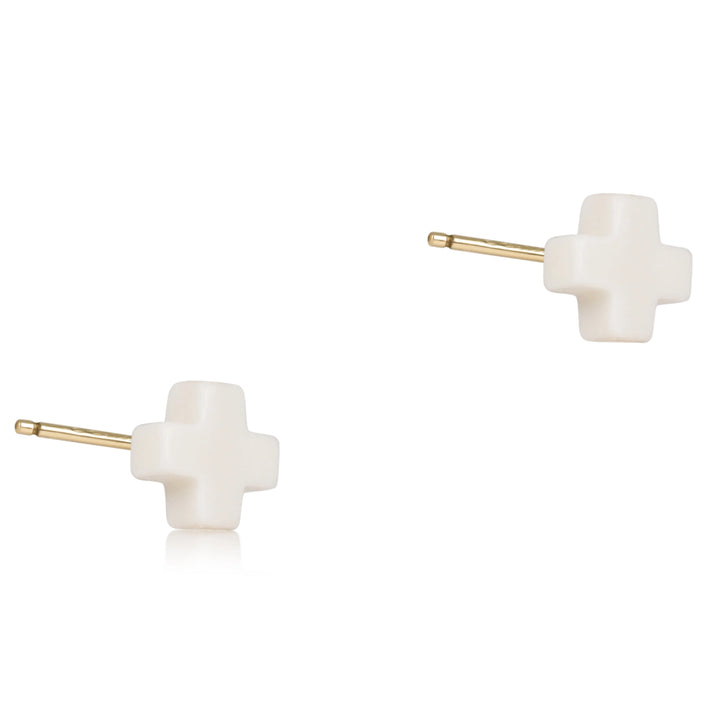 enewton Signature Cross Small Stud