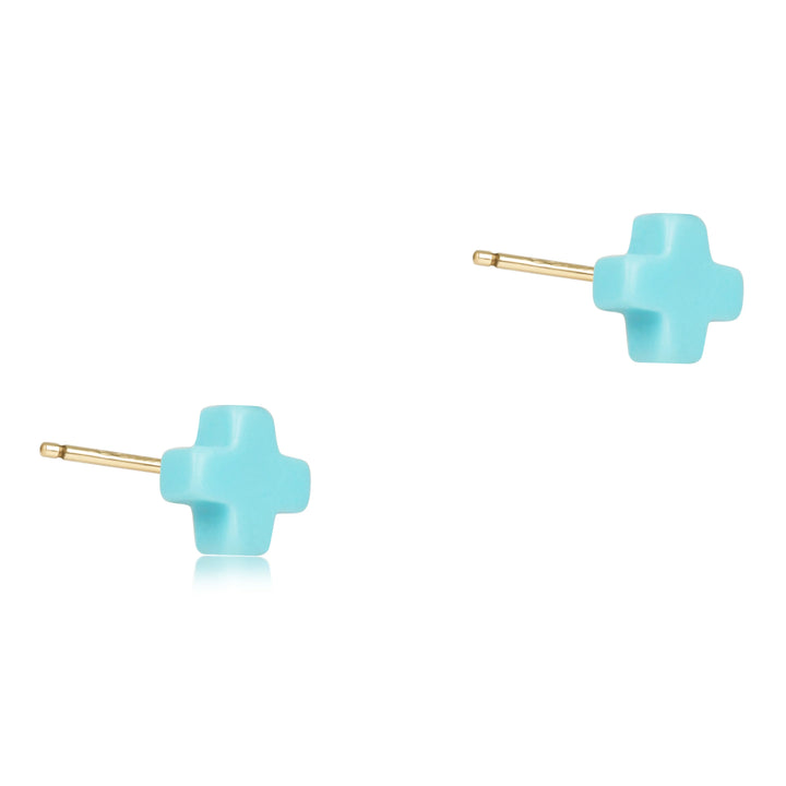 enewton Signature Cross Small Stud